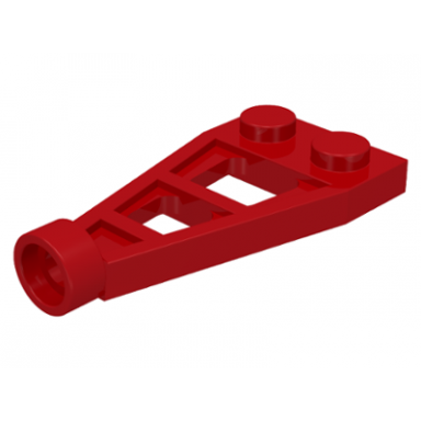 red plate modified 1 x 2 with long stud holder space wing