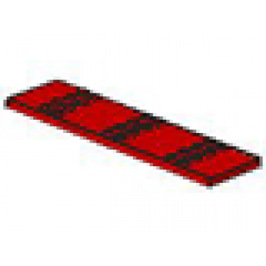 red plate modified 4 x 16 with 24 studs