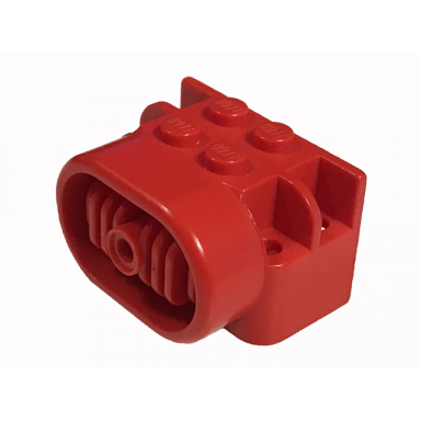 red fabuland airplane motor engine block small pin hole