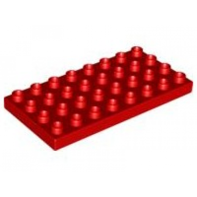 red duplo plate 4 x 8