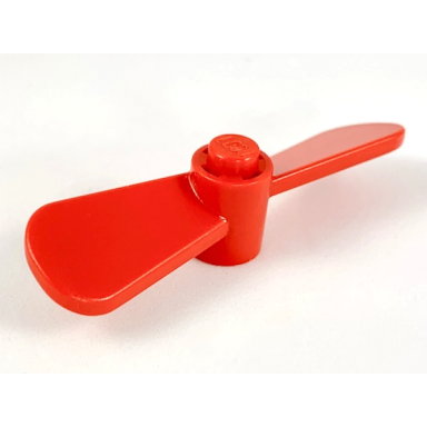 red propeller 2 blade twisted