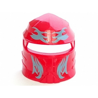 red large figure visor santis with blue pattern