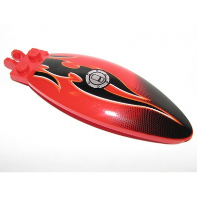 red windscreen 9 x 3 x 1 2 3 bubble canopy with black end and flames and filler cap pattern