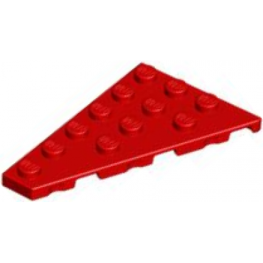 red wedge plate 6 x 4 left