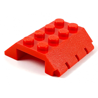 red slope 45 4 x 4 double with hinge