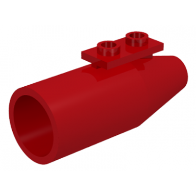 red engine smooth large 1 x 2 thin top plate