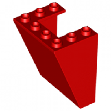 red windscreen 3 x 4 x 4 inverted