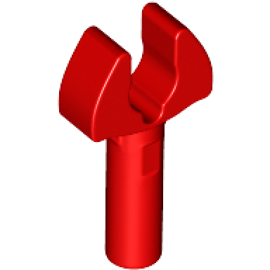 red bar 1l with clip mechanical claw - cut edges and hole on side