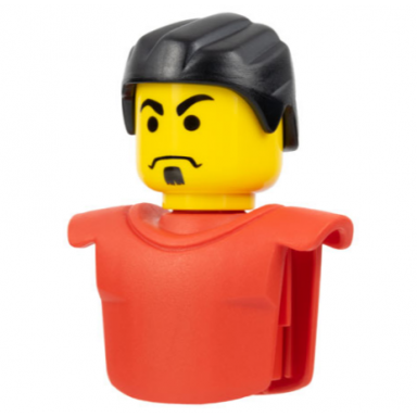 red sports promo figure torso and head assembly mcdonalds set 2 7924