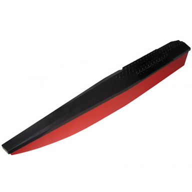 red boat hull unitary 48 x 6 x 5 catamaran half with black top 50821 50820