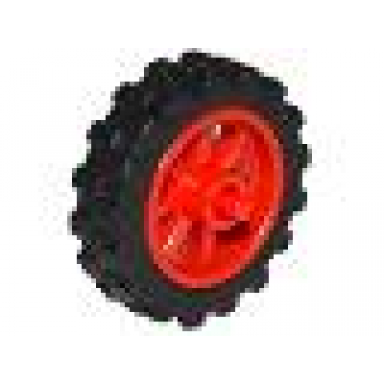 wheel 15mm d x 6mm city motorcycle with black tire 21mm d x 6mm city motorcycle 50862 50861