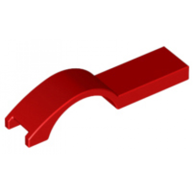 red vehicle mudguard 1 x 4 1 2