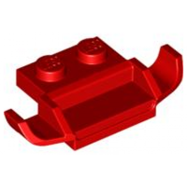 red plate modified 1 x 2 with racers car grille