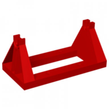 red duplo train tipper holder 4 x 8 skip holder