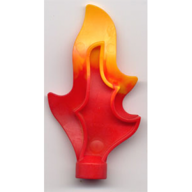 red duplo wave fire water flame 2 x 1 x 5 with marbled bright light orange pattern