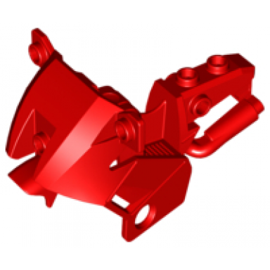 red motorcycle fairing city