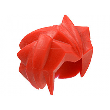 minifigure hair angular swept back - flexible rubber