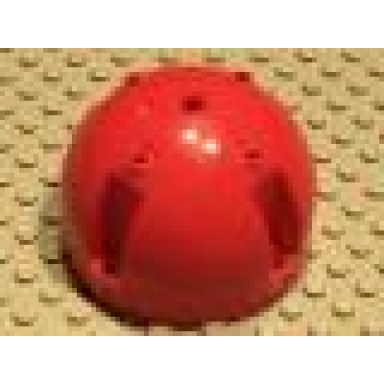 red brick round 7 x 7 x 4 dome top