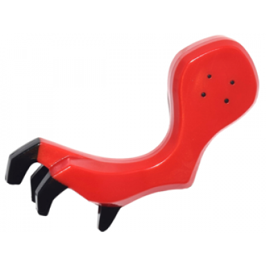 red dragon arm with black claws pattern left