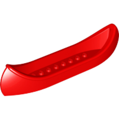red boat canoe