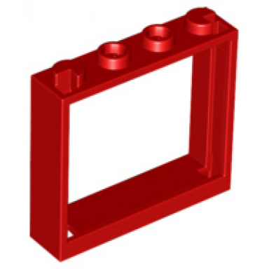 red window 1 x 4 x 3 - no shutter tabs