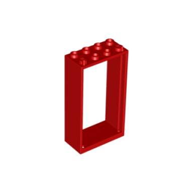 red door frame 2 x 4 x 6