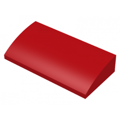 red slope curved 2 x 4 x 2 3 without bottom tubes