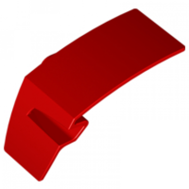 red technic panel car mudguard left