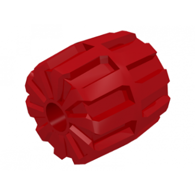 red wheel hard plastic small 22mm d x 24mm