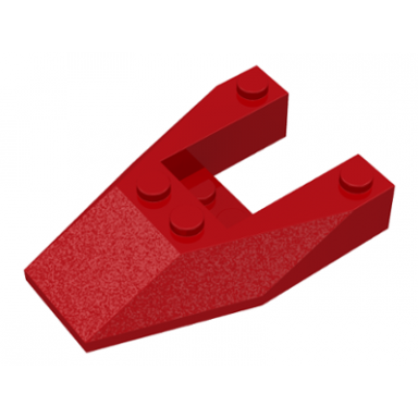 red wedge 6 x 4 cutout without stud notches