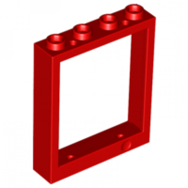 red door frame 1 x 4 x 4 lift