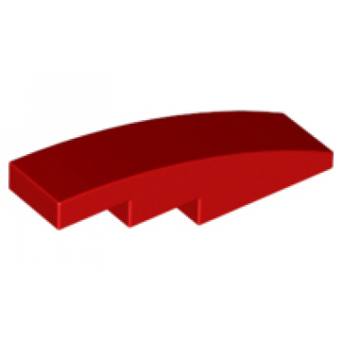 red slope curved 4 x 1