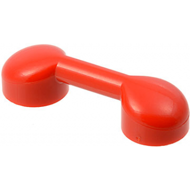 red bar 1 x 3 with 2 stud receptacles radio handle telephone handset
