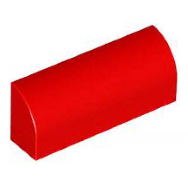 red slope curved 1 x 4 x 1 1 3