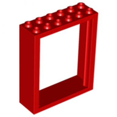 red door frame 2 x 6 x 6 freestyle