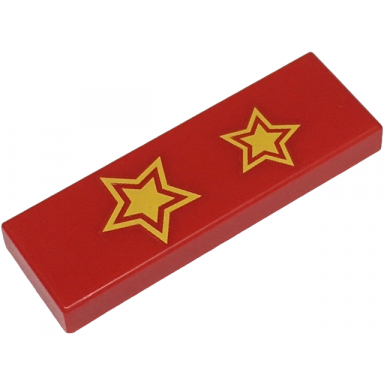 red tile 1 x 3 with 2 yellow stars pattern super mario diddy kong shirt bottom