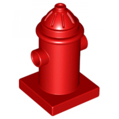 red duplo fire hydrant