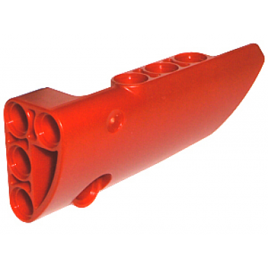 red technic panel fairing 4 small smooth long side b