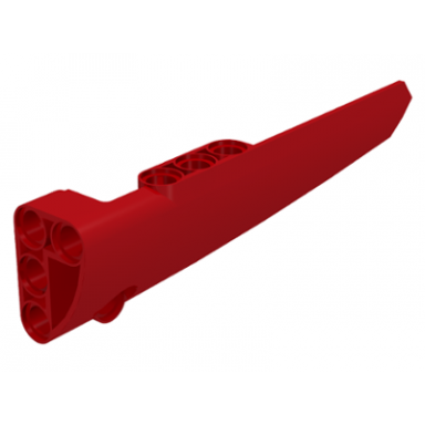 red technic panel fairing 6 long smooth side b