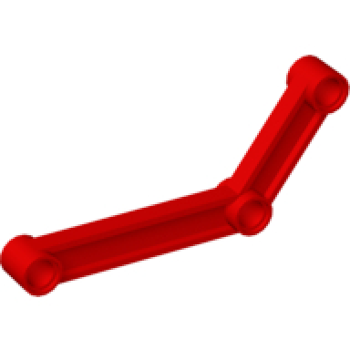 red technic link 1 x 9 bent 6 - 4