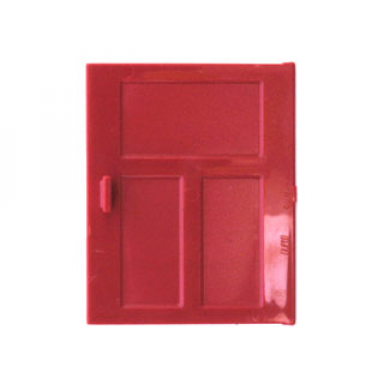 red duplo door window pane 1 x 4 x 4
