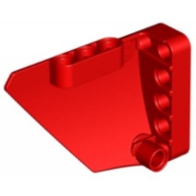 red technic panel fairing 14 large short smooth side b