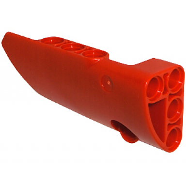 red technic panel fairing 3 small smooth long side a