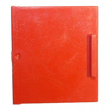 red duplo furniture cabinet door 3 x 3.5