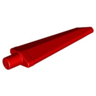 red minifigure weapon sword spike flexible 3.5l with bar end
