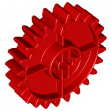 red duplo technic gear 4 x 4
