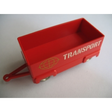 red ho scale mercedes box trailer without gray top