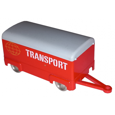 red ho scale mercedes box trailer with gray top