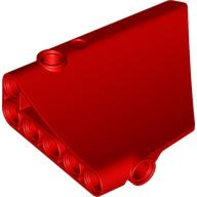 red technic panel inverted fairing 43 large short smooth side b