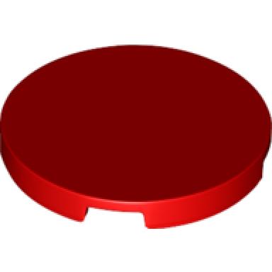 red tile round 3 x 3